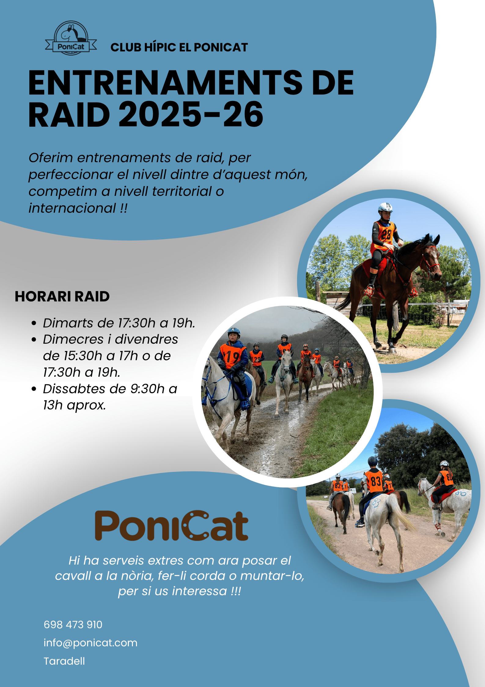 Cartell Entrenaments
